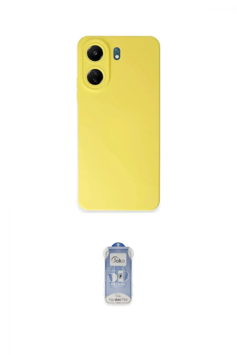 ieg™ Redmi 13C Kılıf Ahenk Serisi - Siyah Joko Magic 5D Cam