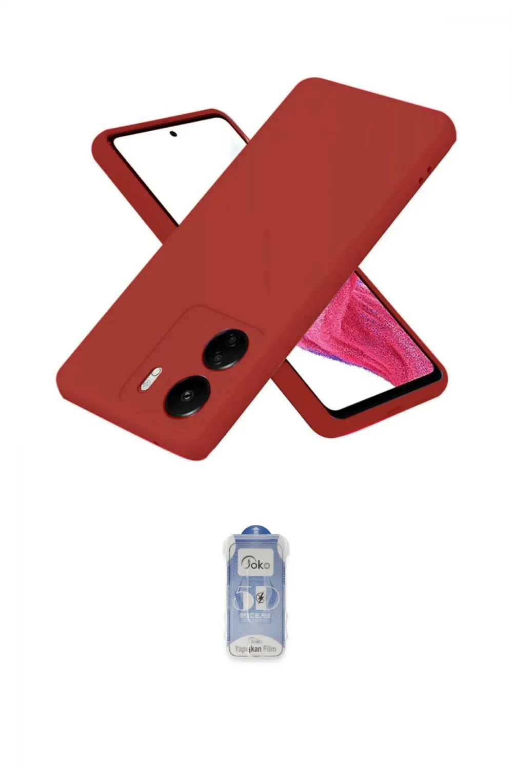 ieg™ Redmi 13C Kılıf Kozmos Yansıma Özel Seri - Siyah Joko Magic 5D Cam