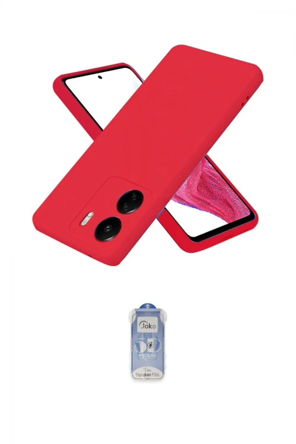 ieg™ Redmi 13C Kılıf Kozmos Yansıma Özel Seri - Siyah Joko Magic 5D Cam