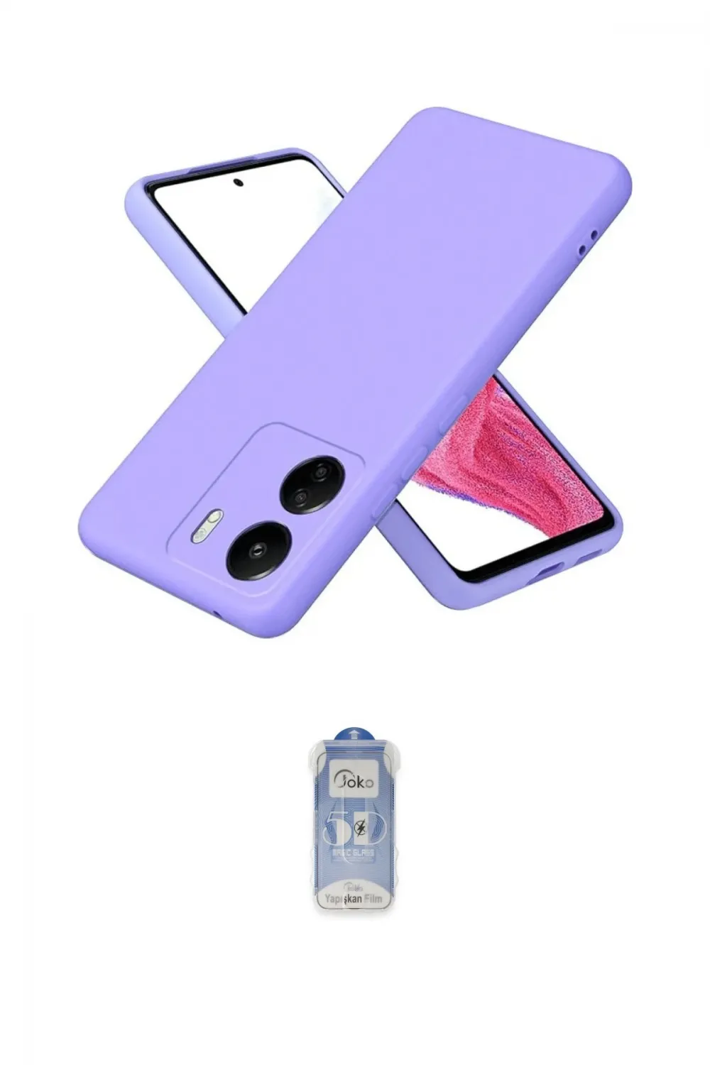 ieg™ Redmi 13C Kılıf Kozmos Yansıma Özel Seri - Siyah Joko Magic 5D Cam