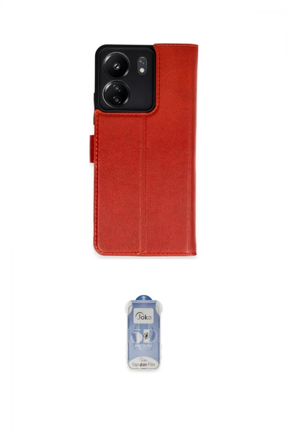 ieg™ Redmi 13C Kılıf Siluet Işık Serisi - Siyah Joko Magic 5D Cam