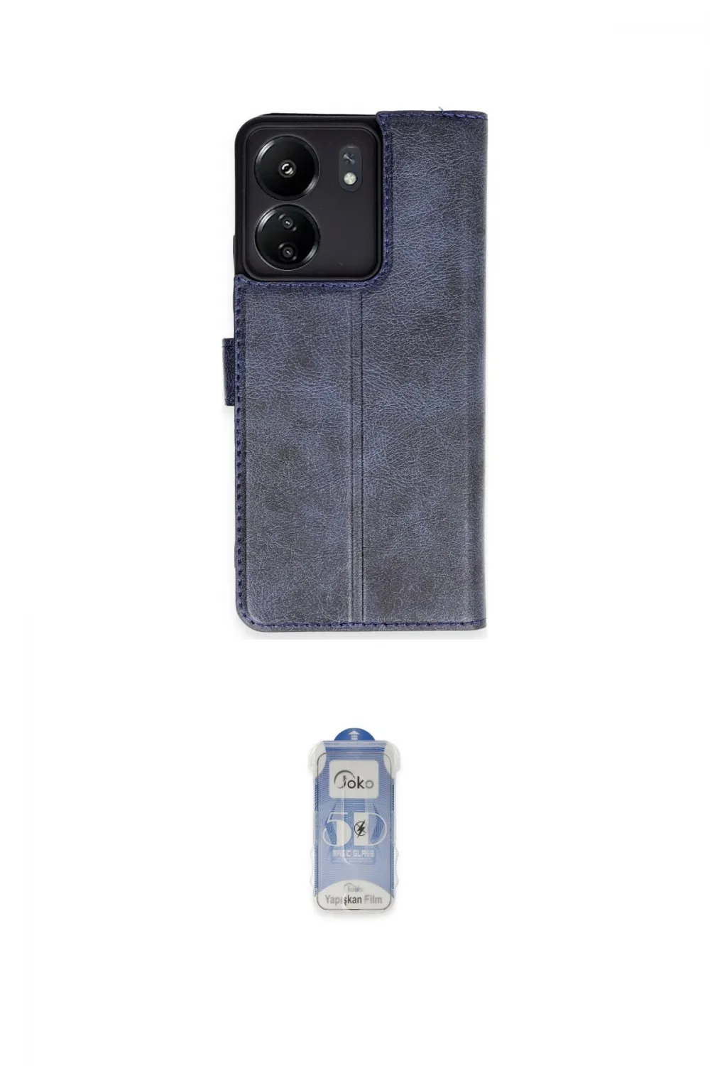 ieg™ Redmi 13C Kılıf Siluet Işık Serisi - Siyah Joko Magic 5D Cam