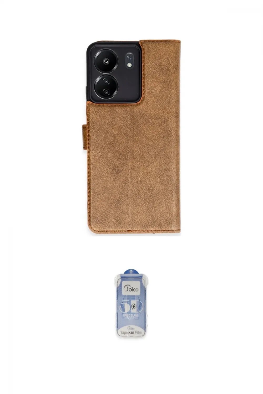 ieg™ Redmi 13C Kılıf Siluet Işık Serisi - Siyah Joko Magic 5D Cam