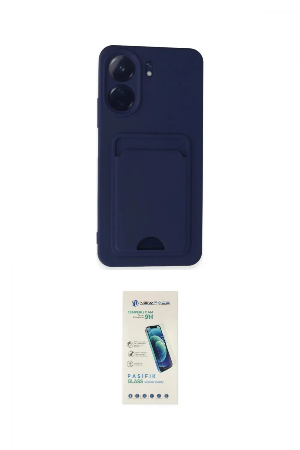 ieg™ Redmi 13C Kılıf Vadi Çizgi Prime - Şeffaf Pasifik Cam Ekran Koruyucu
