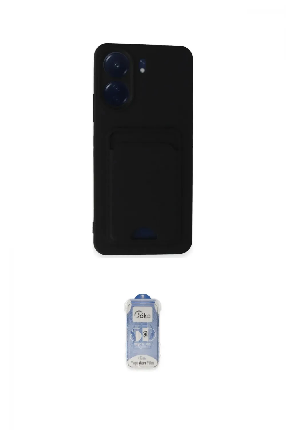 ieg™ Redmi 13C Kılıf Vadi Çizgi Prime - Siyah Joko Magic 5D Cam