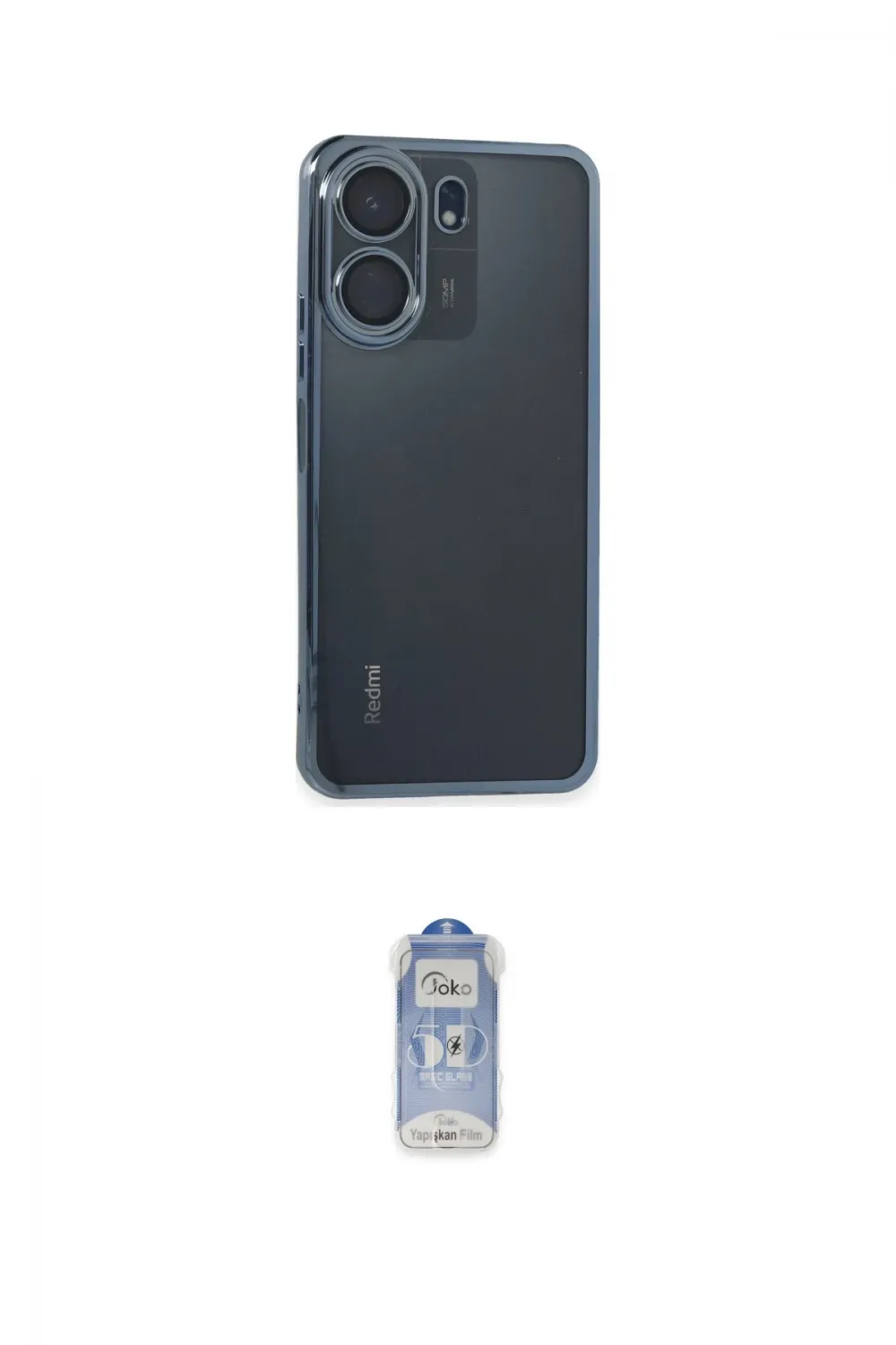 ieg™ Redmi 13C Kılıf Vadi Minimal - Siyah Joko Magic 5D Cam