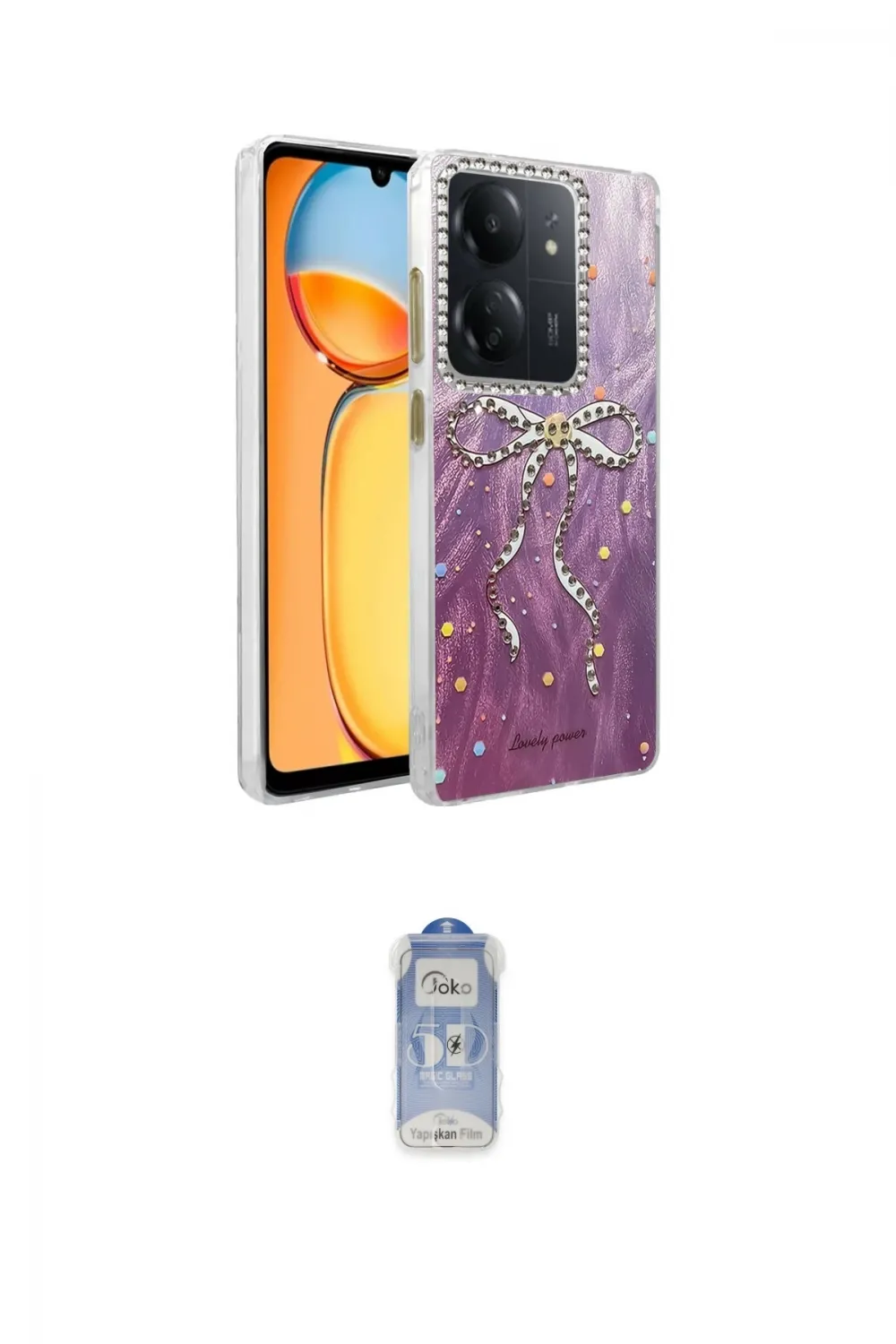 ieg™ Redmi 13C Kılıf Zirve Modern Prime - Siyah Joko Magic 5D Cam