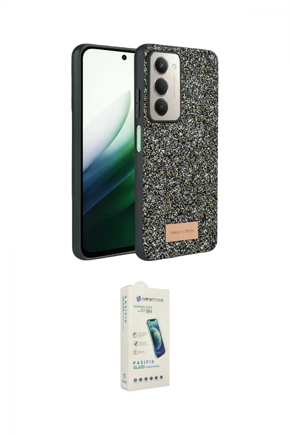 ieg™ Redmi 15 4G Kılıf Vadi Klasik Serisi - Şeffaf Pasifik Cam Ekran Koruyucu