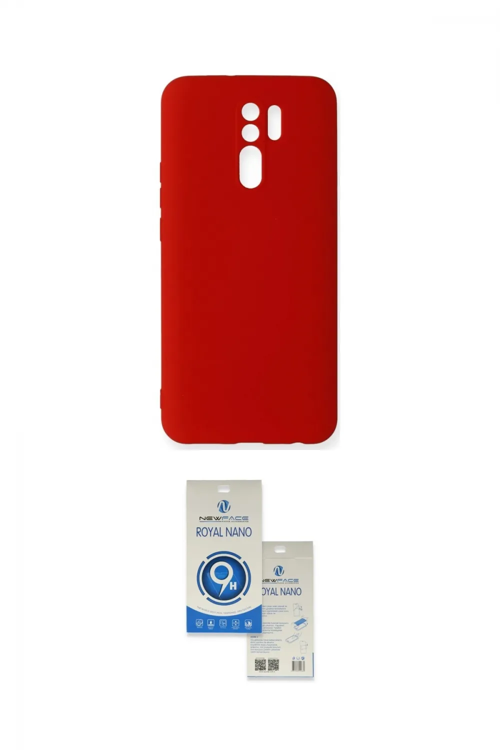 ieg™ Redmi 9 Kılıf Ahenk Serisi - Şeffaf Royal Nano Ekran Koruyucu