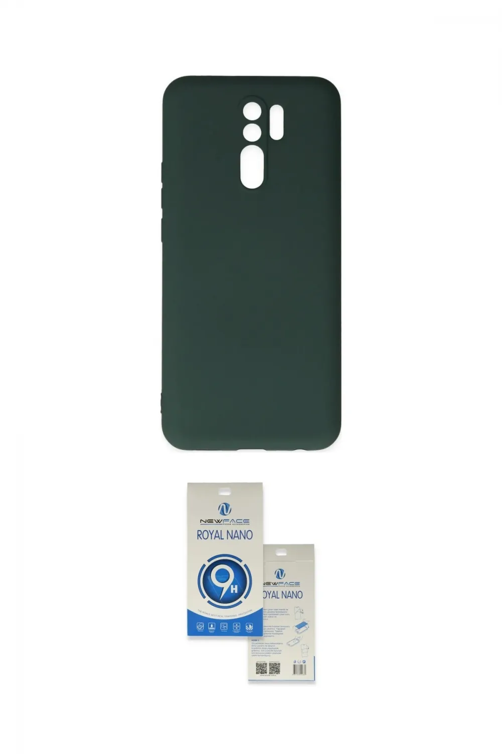 ieg™ Redmi 9 Kılıf Ahenk Serisi - Şeffaf Royal Nano Ekran Koruyucu