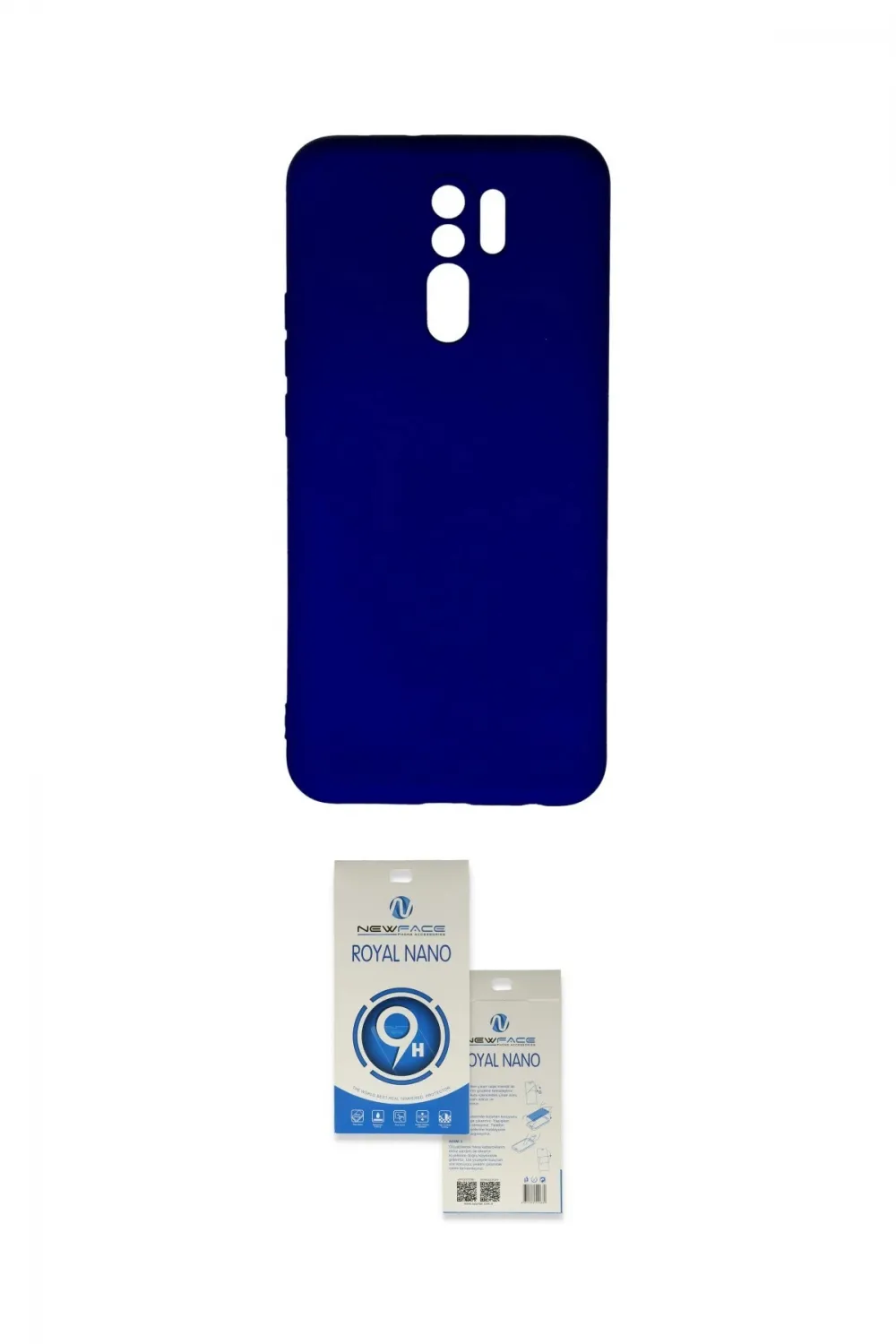 ieg™ Redmi 9 Kılıf Ahenk Serisi - Şeffaf Royal Nano Ekran Koruyucu