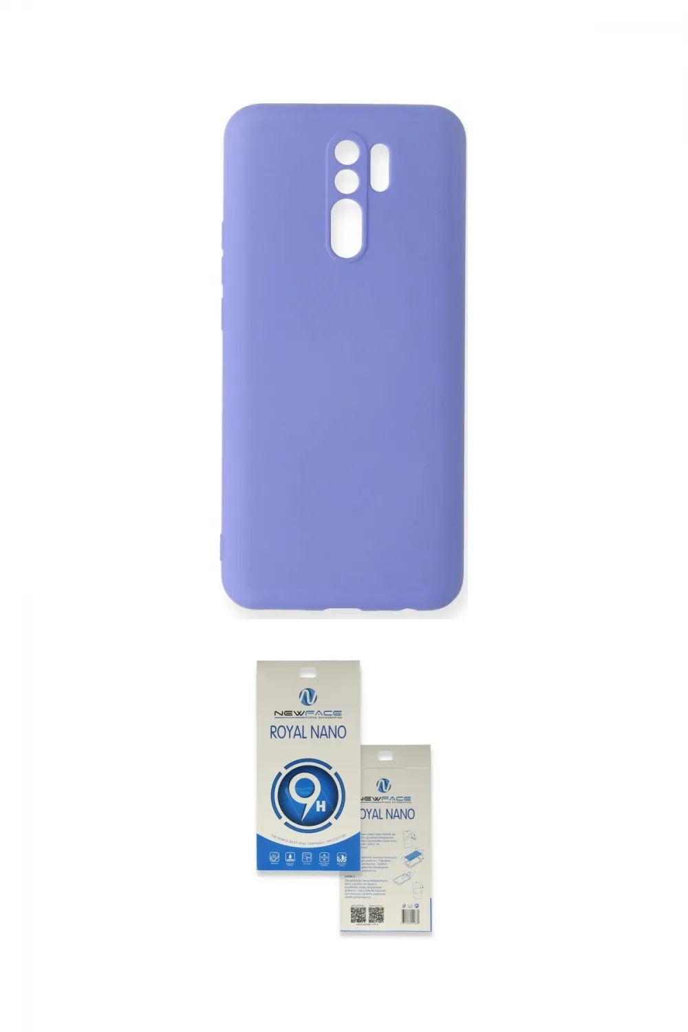ieg™ Redmi 9 Kılıf Ahenk Serisi - Şeffaf Royal Nano Ekran Koruyucu