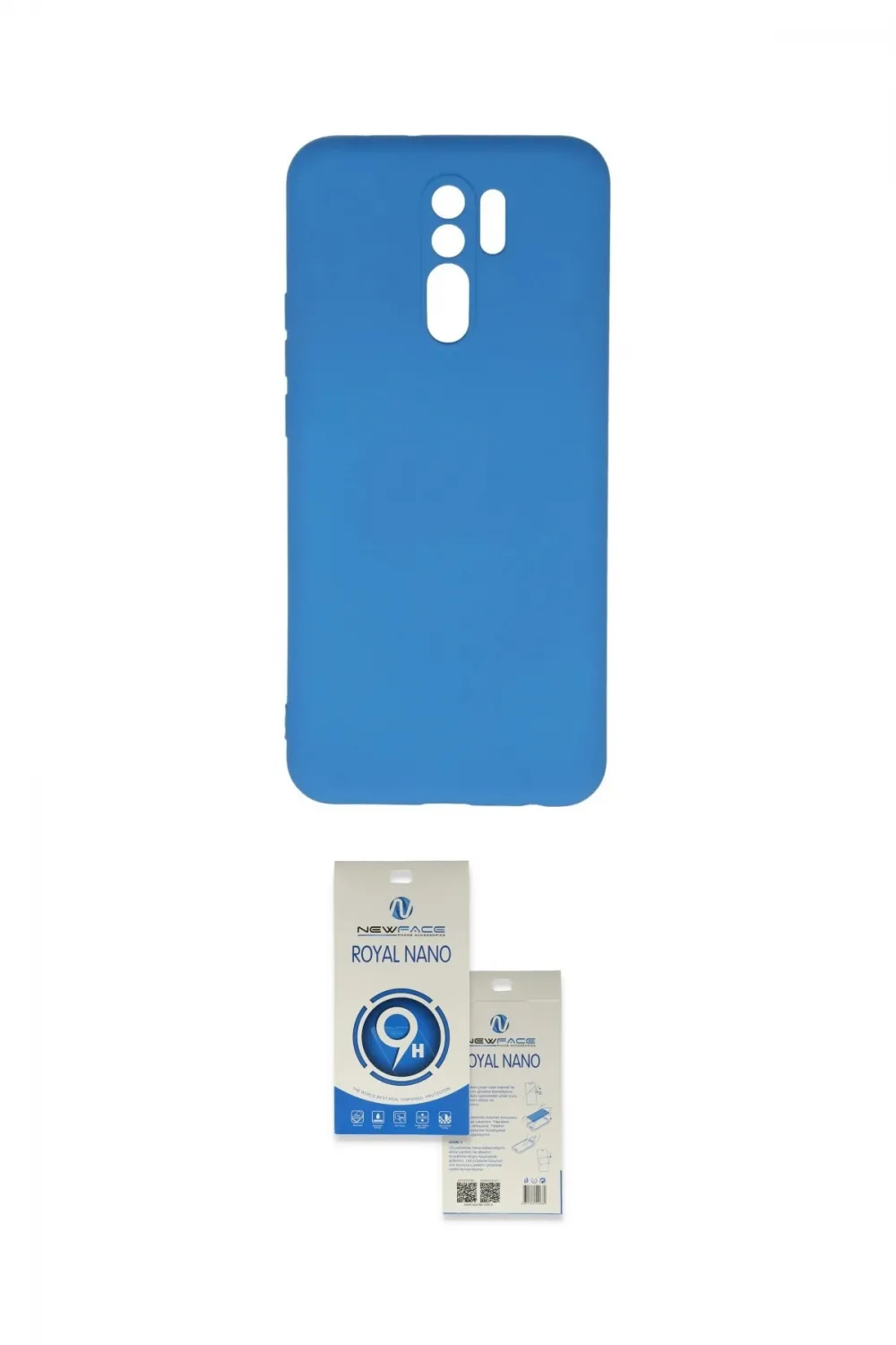 ieg™ Redmi 9 Kılıf Ahenk Serisi - Şeffaf Royal Nano Ekran Koruyucu