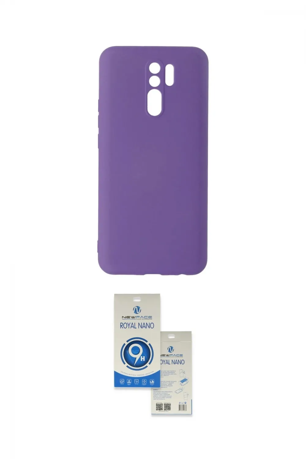 ieg™ Redmi 9 Kılıf Ahenk Serisi - Şeffaf Royal Nano Ekran Koruyucu