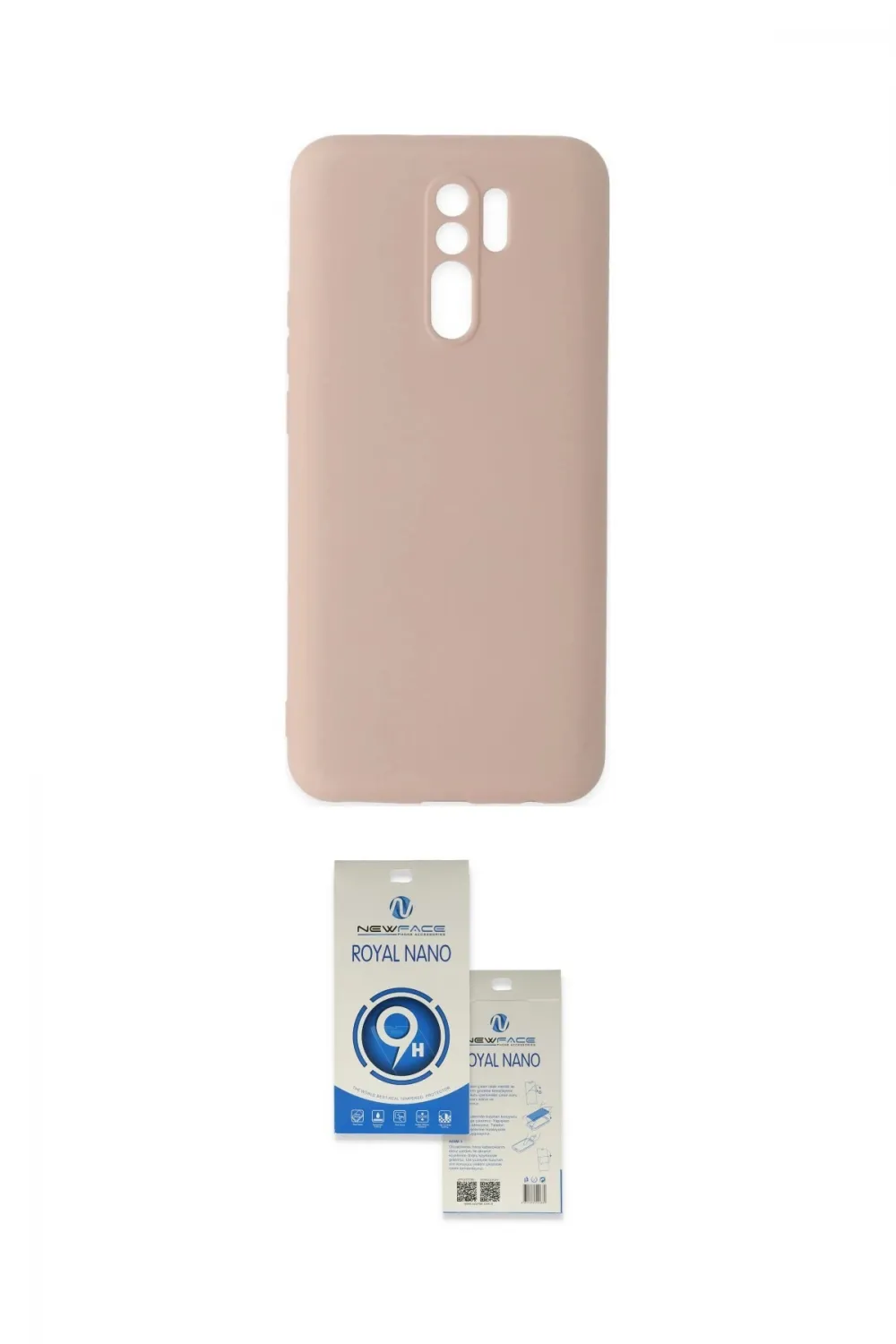 ieg™ Redmi 9 Kılıf Ahenk Serisi - Şeffaf Royal Nano Ekran Koruyucu