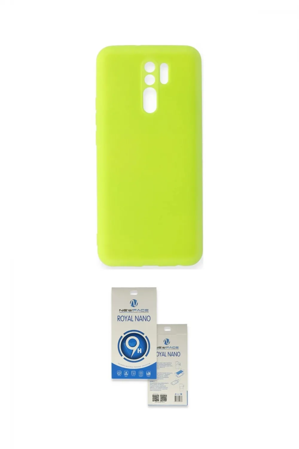 ieg™ Redmi 9 Kılıf Ahenk Serisi - Şeffaf Royal Nano Ekran Koruyucu