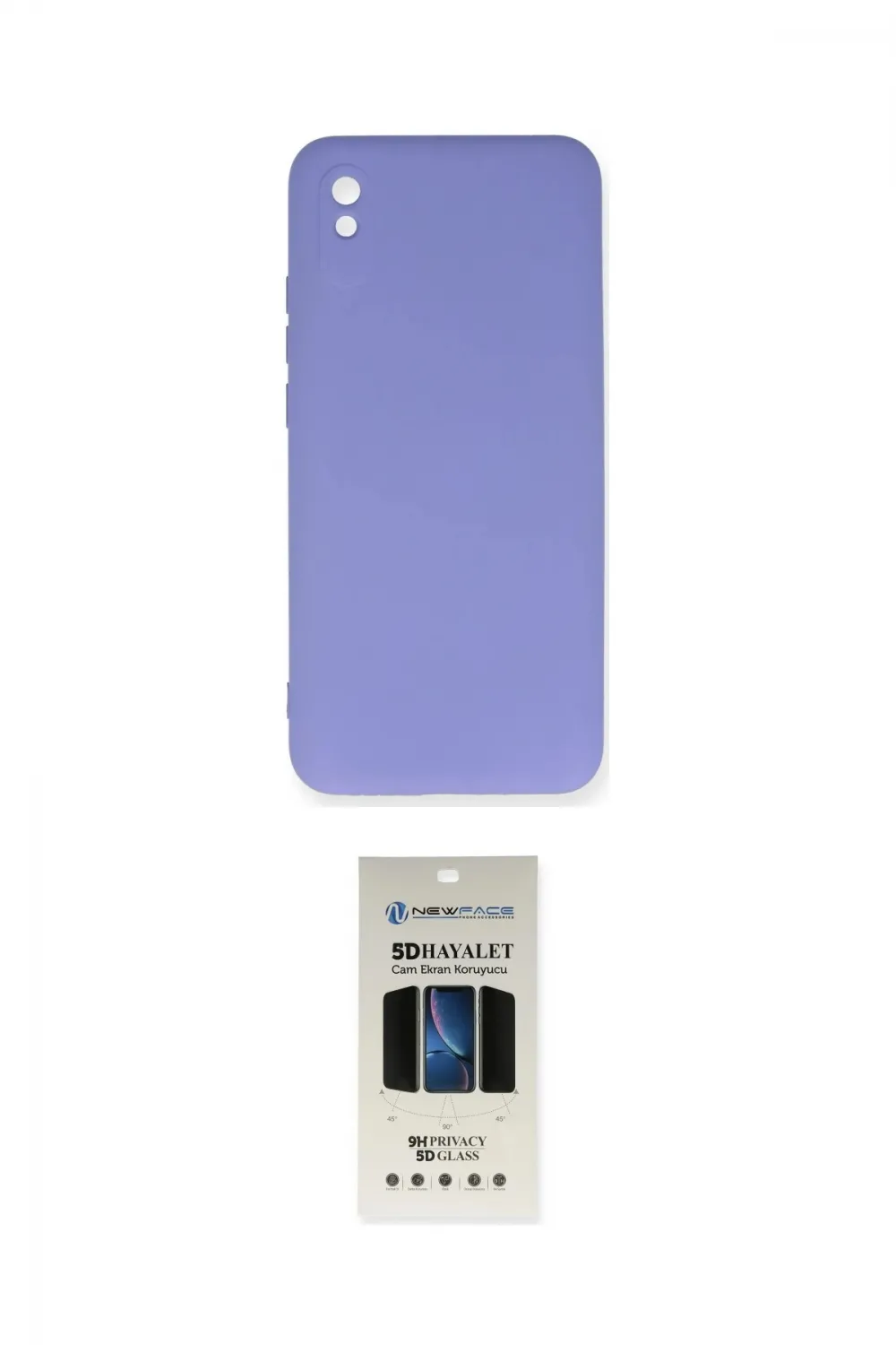 ieg™ Redmi 9A Kılıf Ahenk Serisi - Siyah 5D Hayalet Cam Ekran Koruyucu