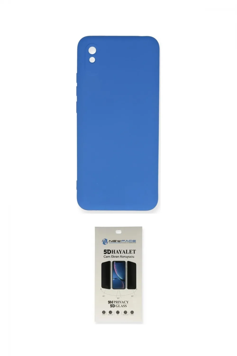ieg™ Redmi 9A Kılıf Ahenk Serisi - Siyah 5D Hayalet Cam Ekran Koruyucu