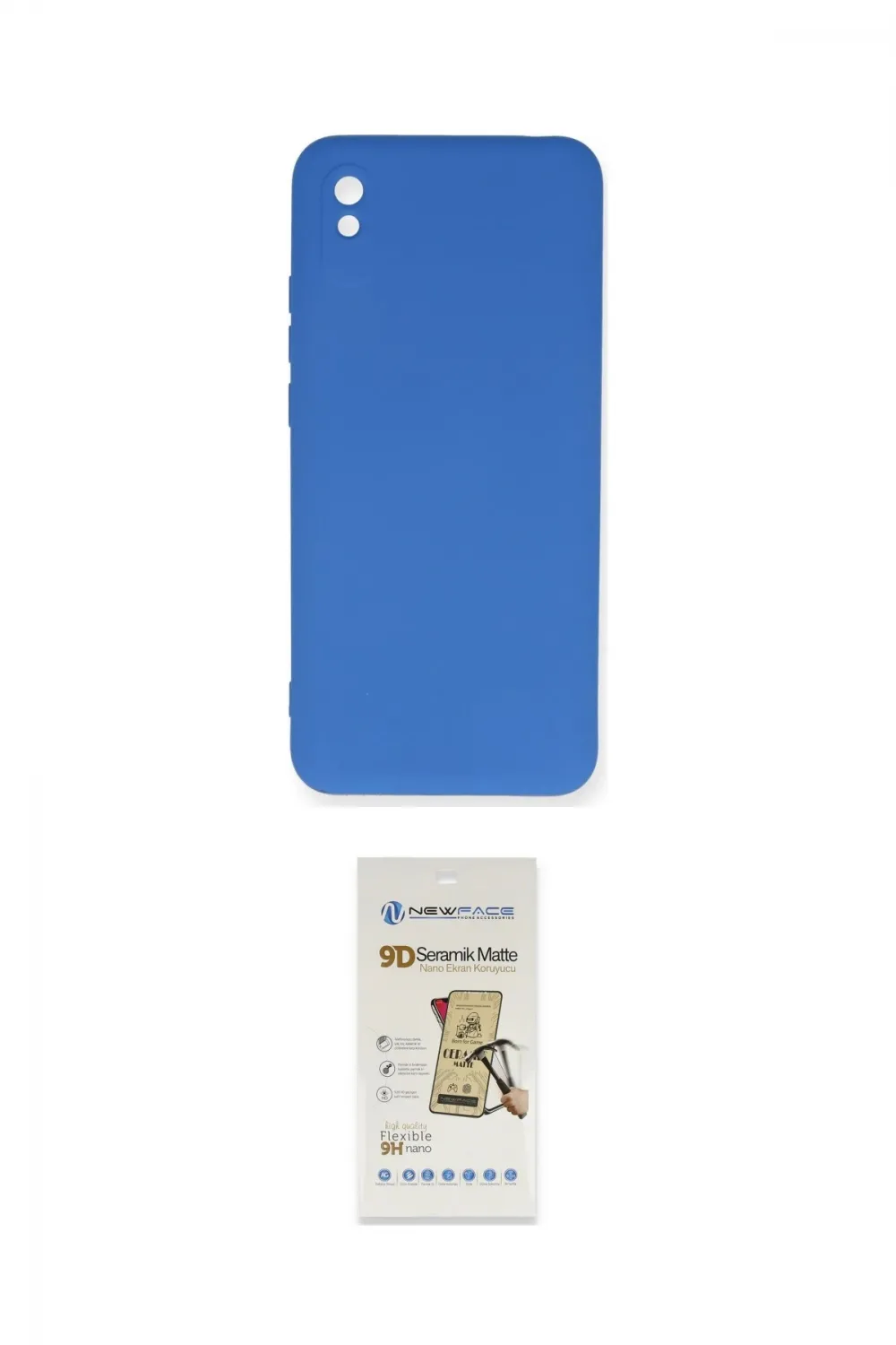 ieg™ Redmi 9A Kılıf Ahenk Serisi - Siyah Mat Seramik Nano Ekran Koruyucu
