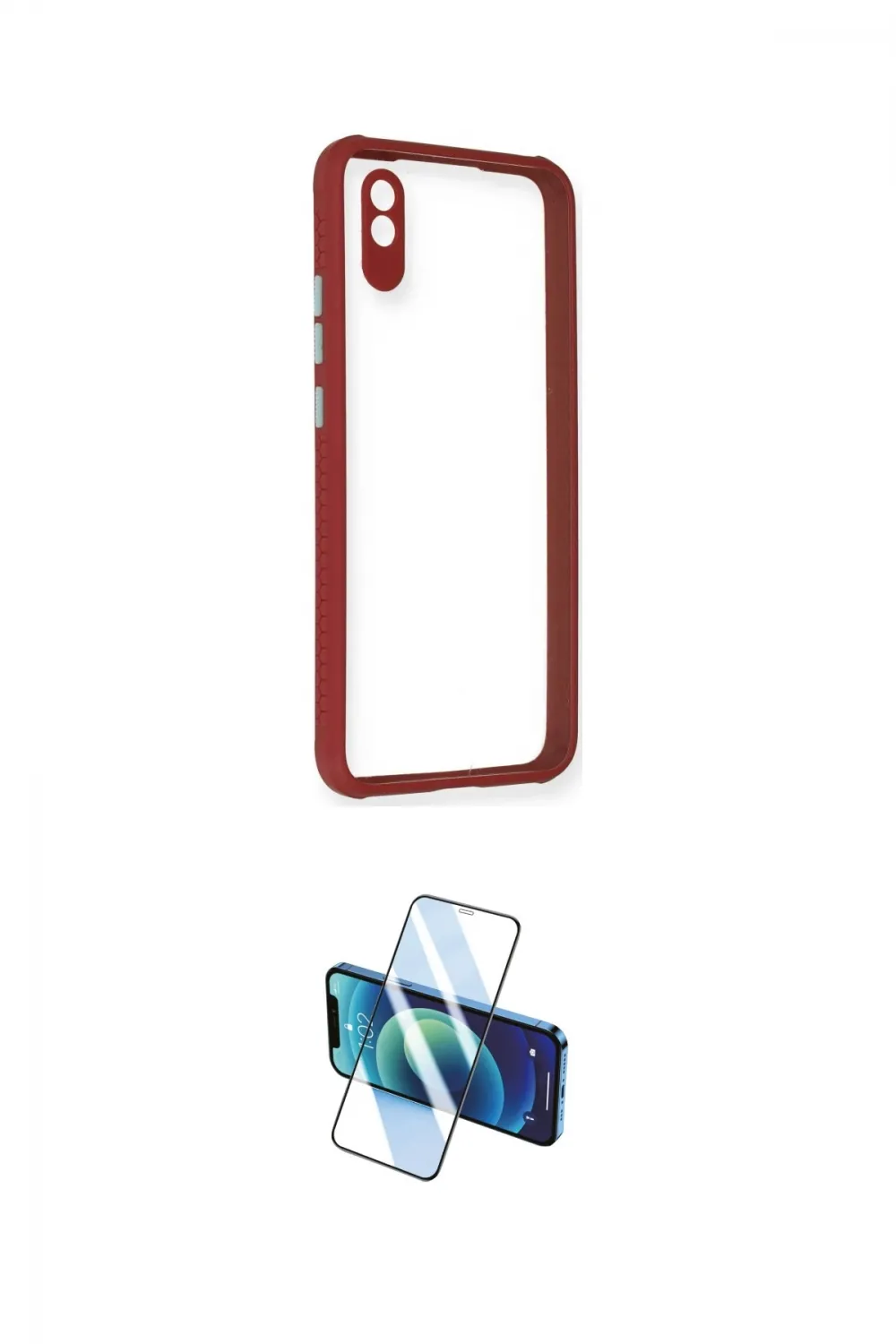 ieg™ Redmi 9A Kılıf Nova Asil Özel Seri - Siyah 3D Antistatik Seramik Nano Ekran Koruyucu