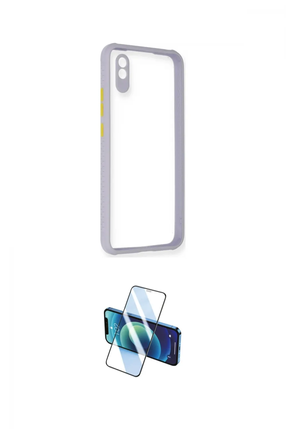 ieg™ Redmi 9A Kılıf Nova Asil Özel Seri - Siyah 3D Antistatik Seramik Nano Ekran Koruyucu