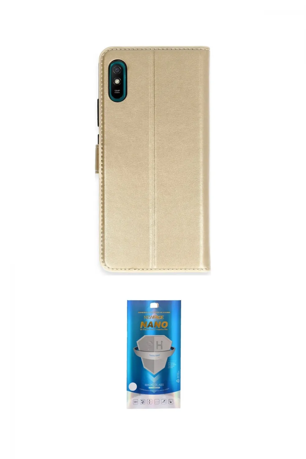 ieg™ Redmi 9A Kılıf Siluet Işık Serisi - Şeffaf Royal Nano Ekran Koruyucu