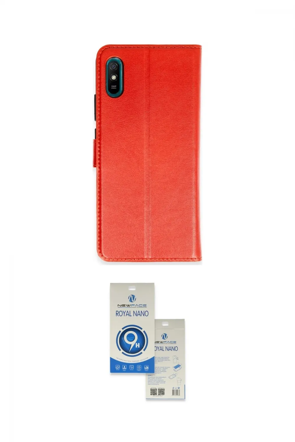 ieg™ Redmi 9A Kılıf Siluet Işık Serisi - Şeffaf Royal Nano Ekran Koruyucu