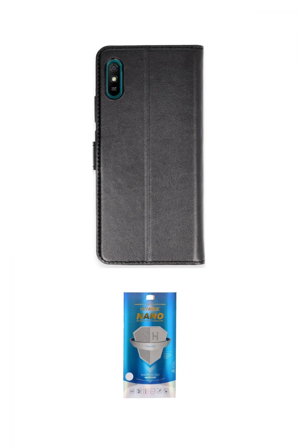 ieg™ Redmi 9A Kılıf Siluet Işık Serisi - Şeffaf Royal Nano Ekran Koruyucu