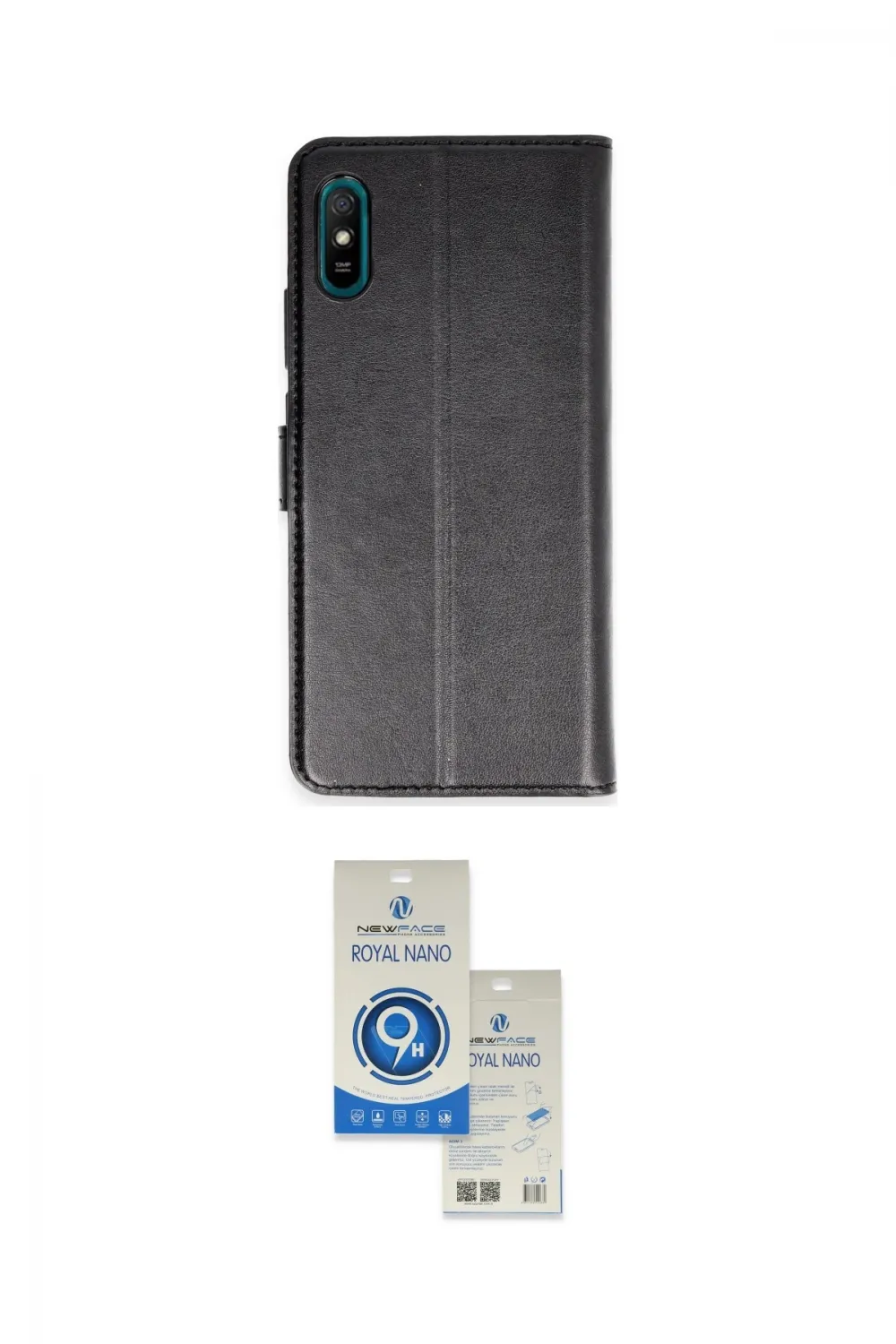 ieg™ Redmi 9A Kılıf Siluet Işık Serisi - Şeffaf Royal Nano Ekran Koruyucu