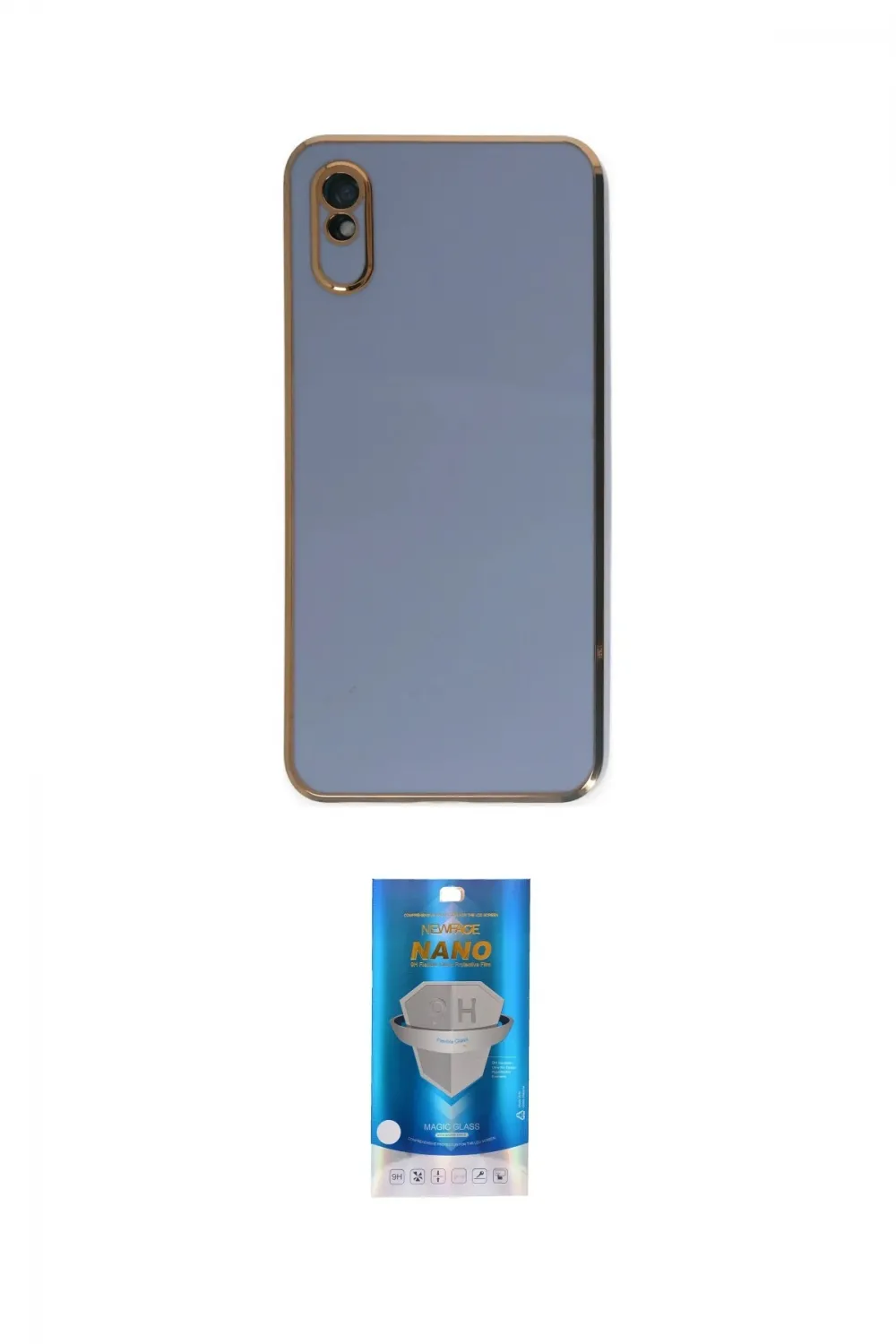 ieg™ Redmi 9A Kılıf Yankı Serisi - Şeffaf Royal Nano Ekran Koruyucu