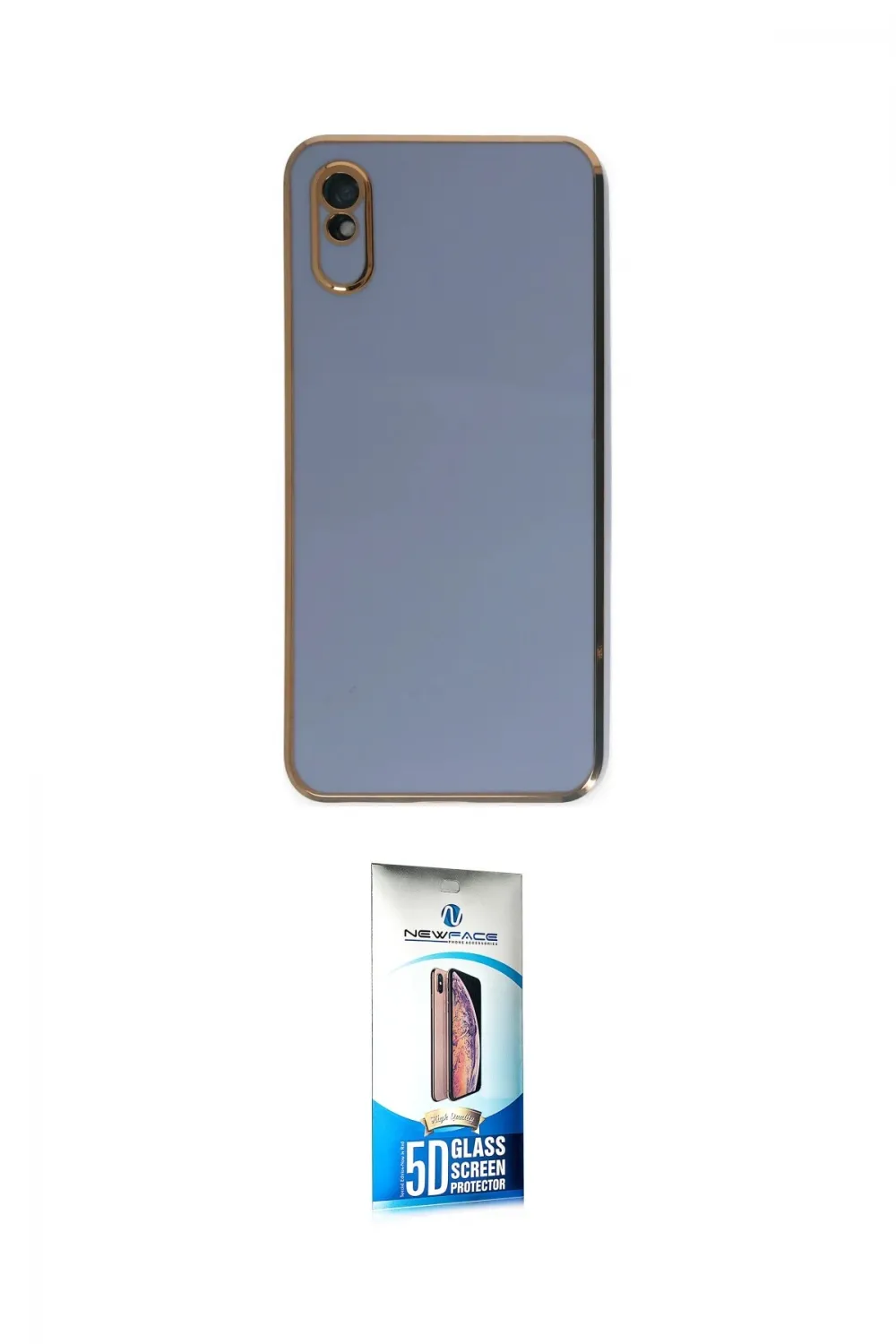 ieg™ Redmi 9A Kılıf Yankı Serisi - Siyah 5D Eko Cam Ekran Koruyucu