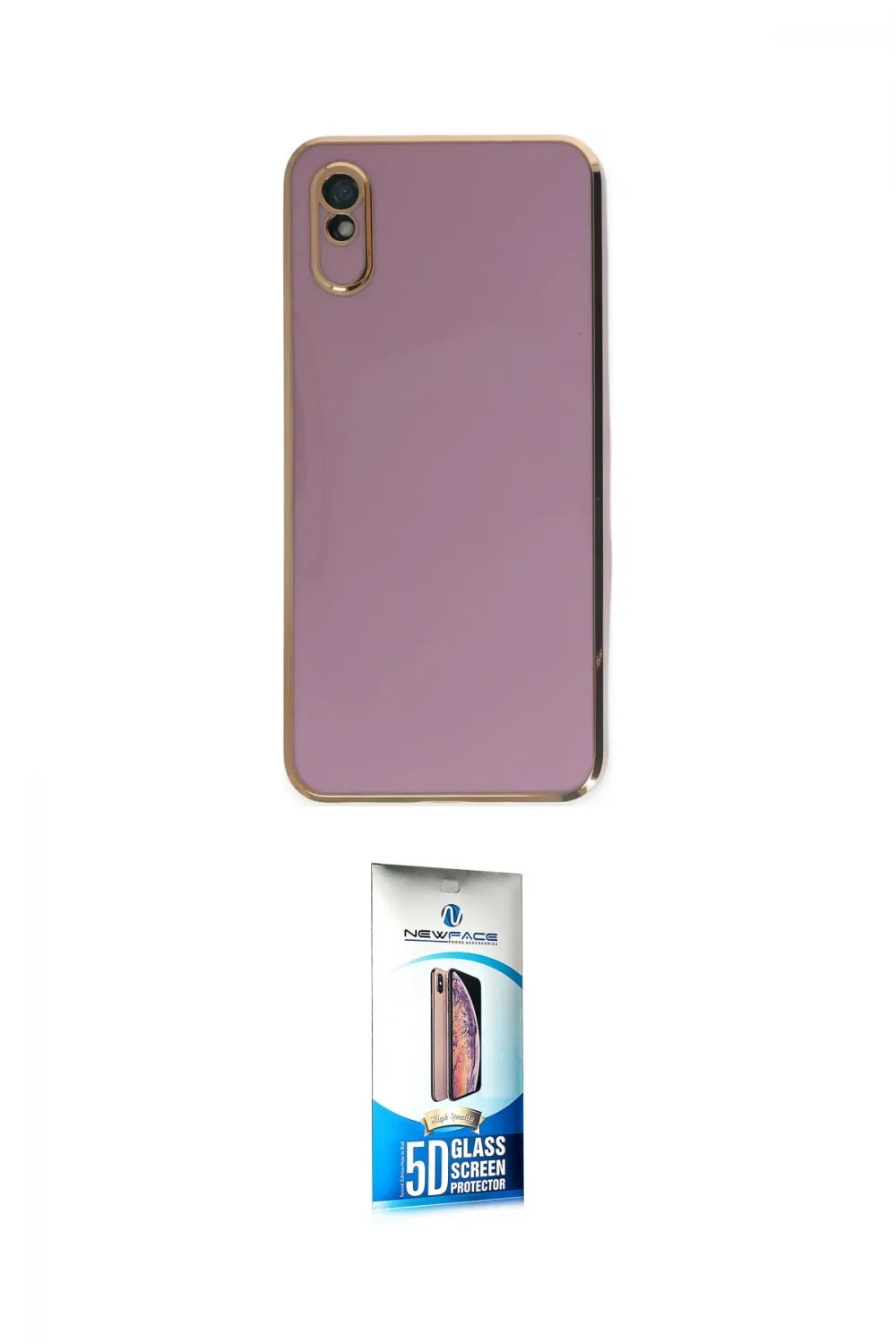 ieg™ Redmi 9A Kılıf Yankı Serisi - Siyah 5D Eko Cam Ekran Koruyucu