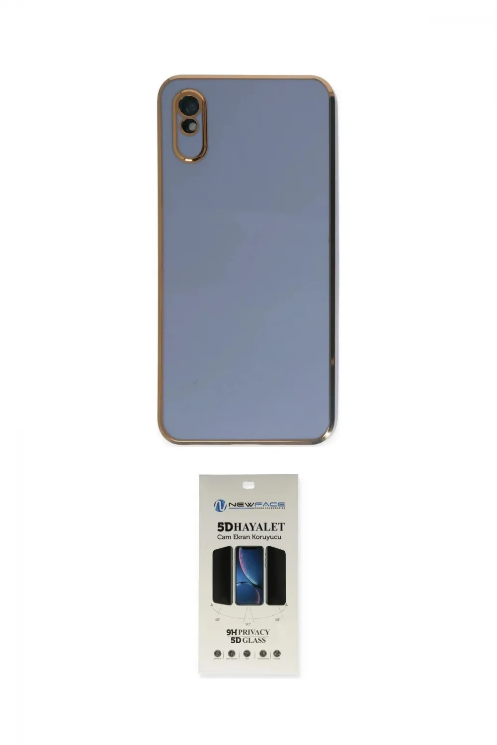 ieg™ Redmi 9A Kılıf Yankı Serisi - Siyah 5D Hayalet Cam Ekran Koruyucu