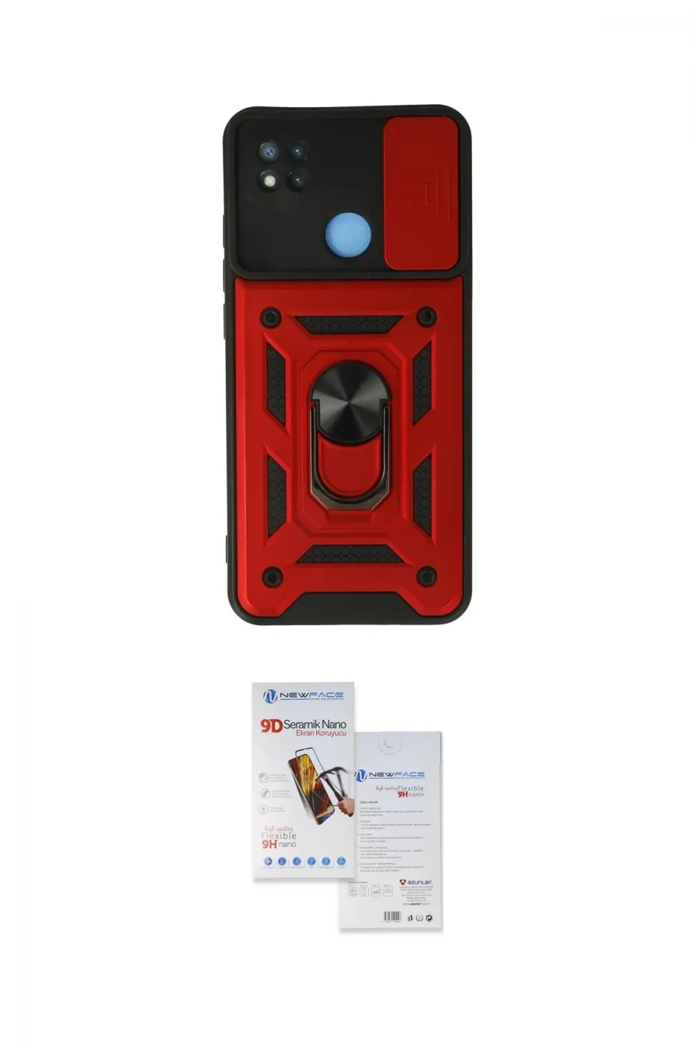 ieg™ Redmi 9C Kılıf Ahenk Klasik - Siyah Seramik Nano Ekran Koruyucu