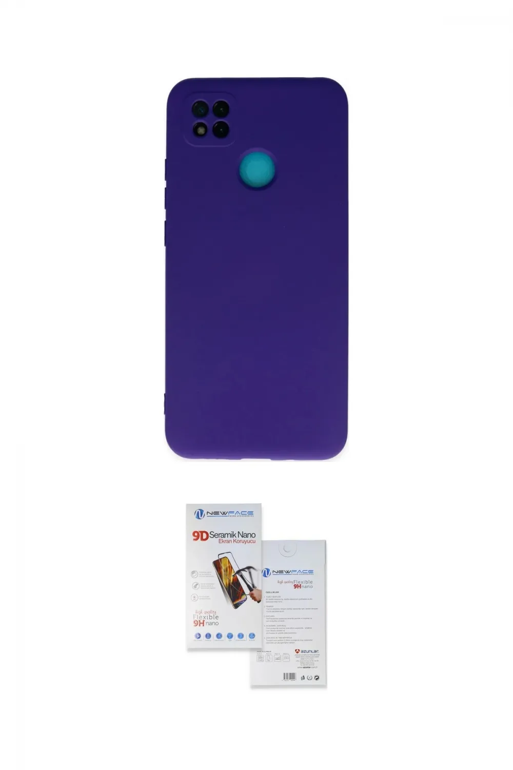 ieg™ Redmi 9C Kılıf Ahenk Serisi - Siyah Seramik Nano Ekran Koruyucu