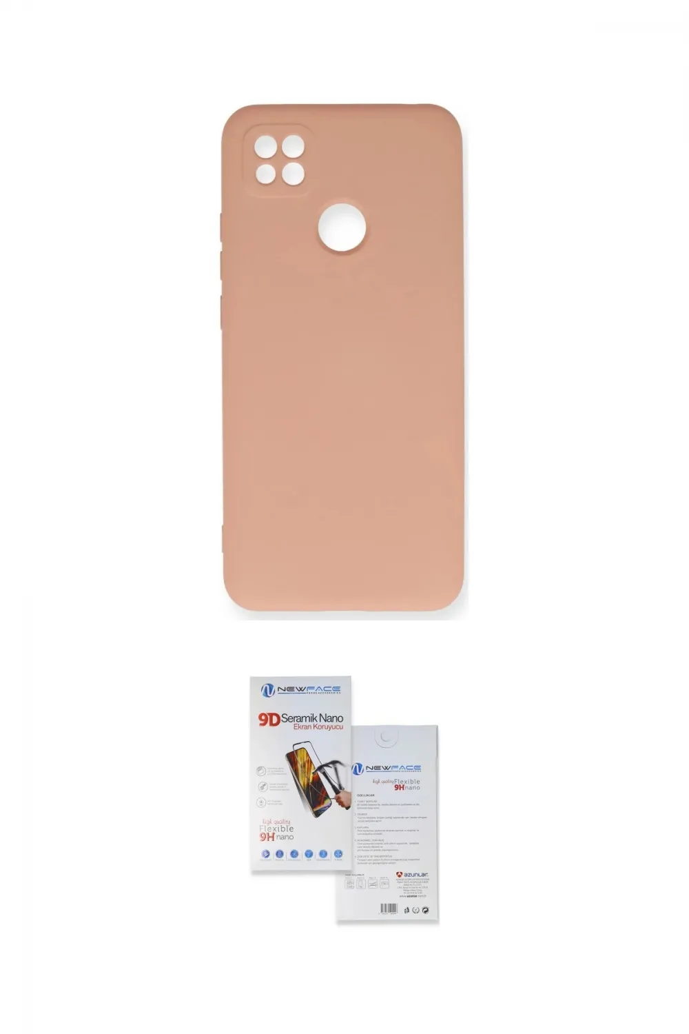 ieg™ Redmi 9C Kılıf Ahenk Serisi - Siyah Seramik Nano Ekran Koruyucu