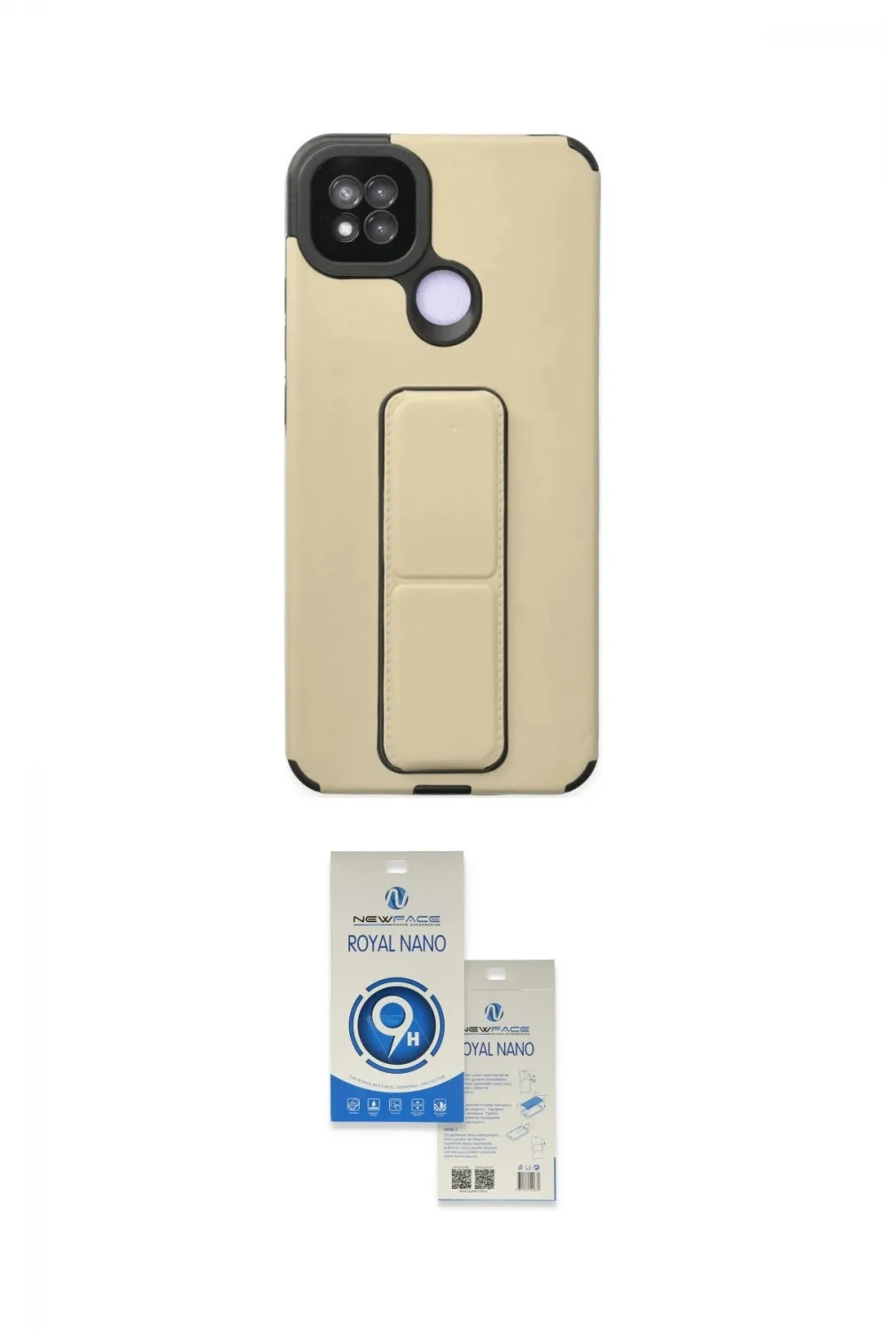 ieg™ Redmi 9C Kılıf Çekirdek Yansıma - Şeffaf Royal Nano Ekran Koruyucu