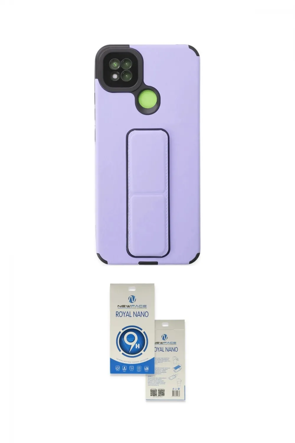 ieg™ Redmi 9C Kılıf Çekirdek Yansıma - Şeffaf Royal Nano Ekran Koruyucu