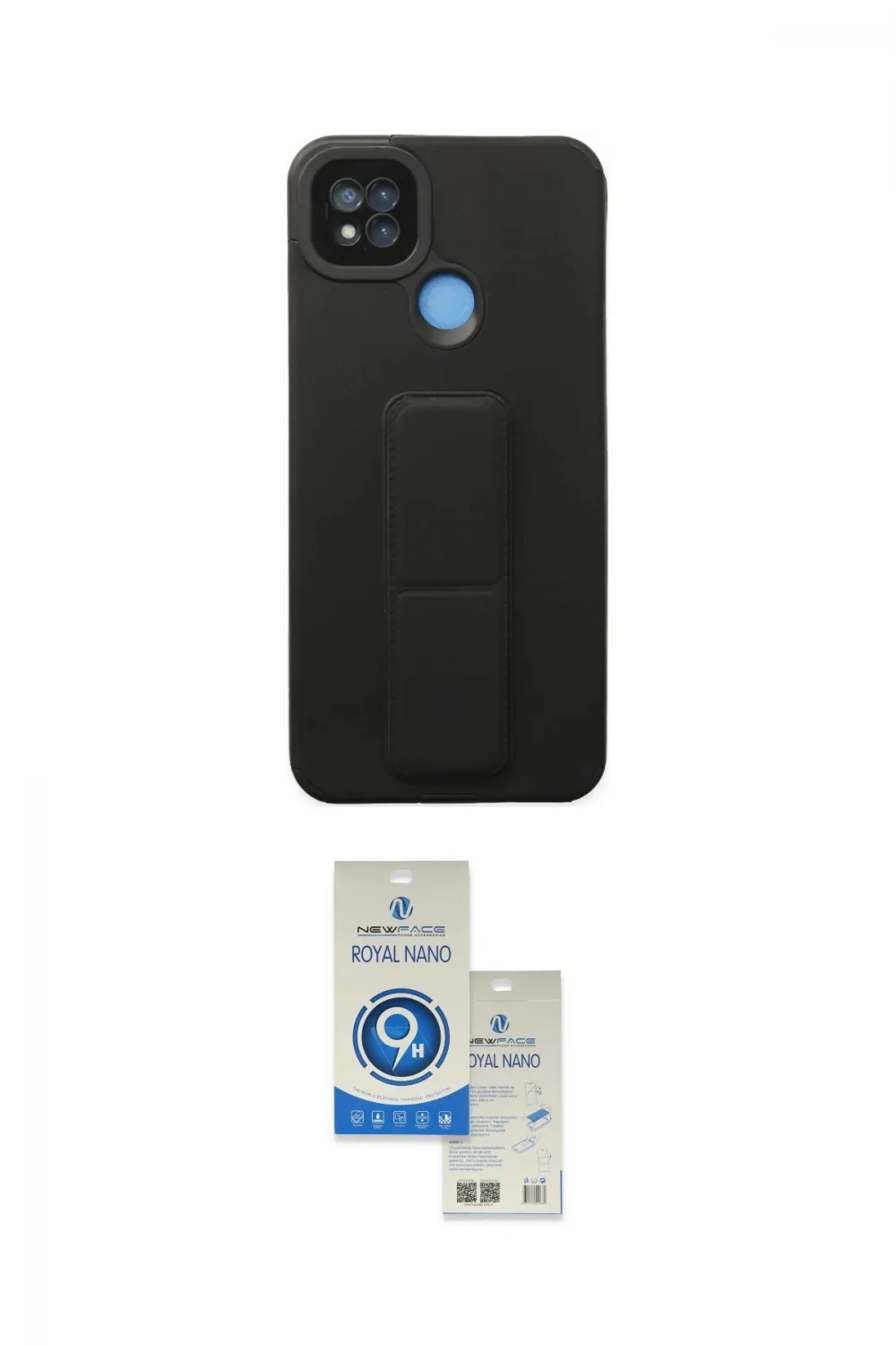 ieg™ Redmi 9C Kılıf Çekirdek Yansıma - Şeffaf Royal Nano Ekran Koruyucu