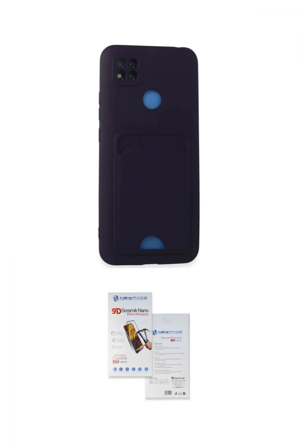 ieg™ Redmi 9C Kılıf Vadi Çizgi Prime - Siyah Seramik Nano Ekran Koruyucu