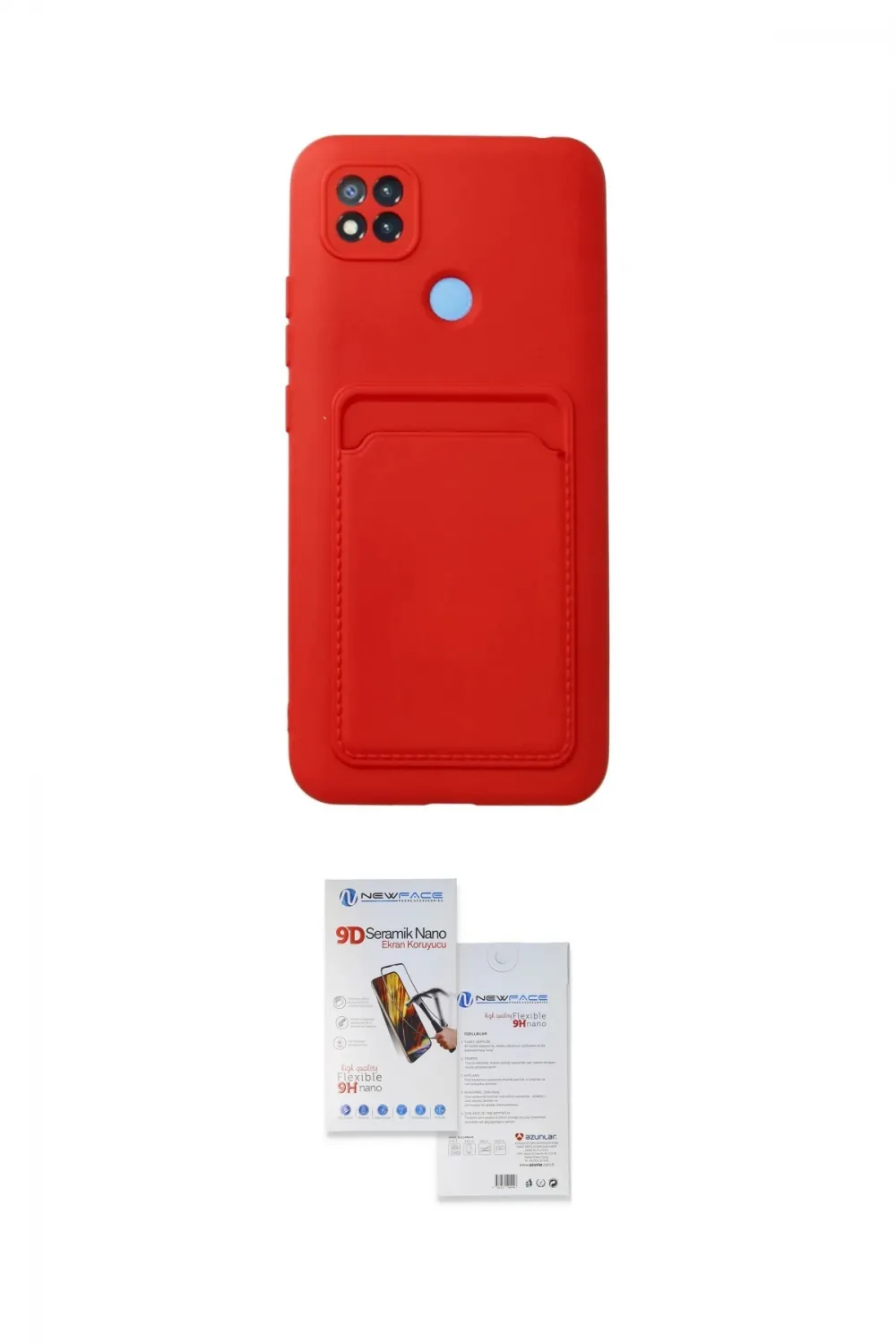 ieg™ Redmi 9C Kılıf Vadi Çizgi Prime - Siyah Seramik Nano Ekran Koruyucu