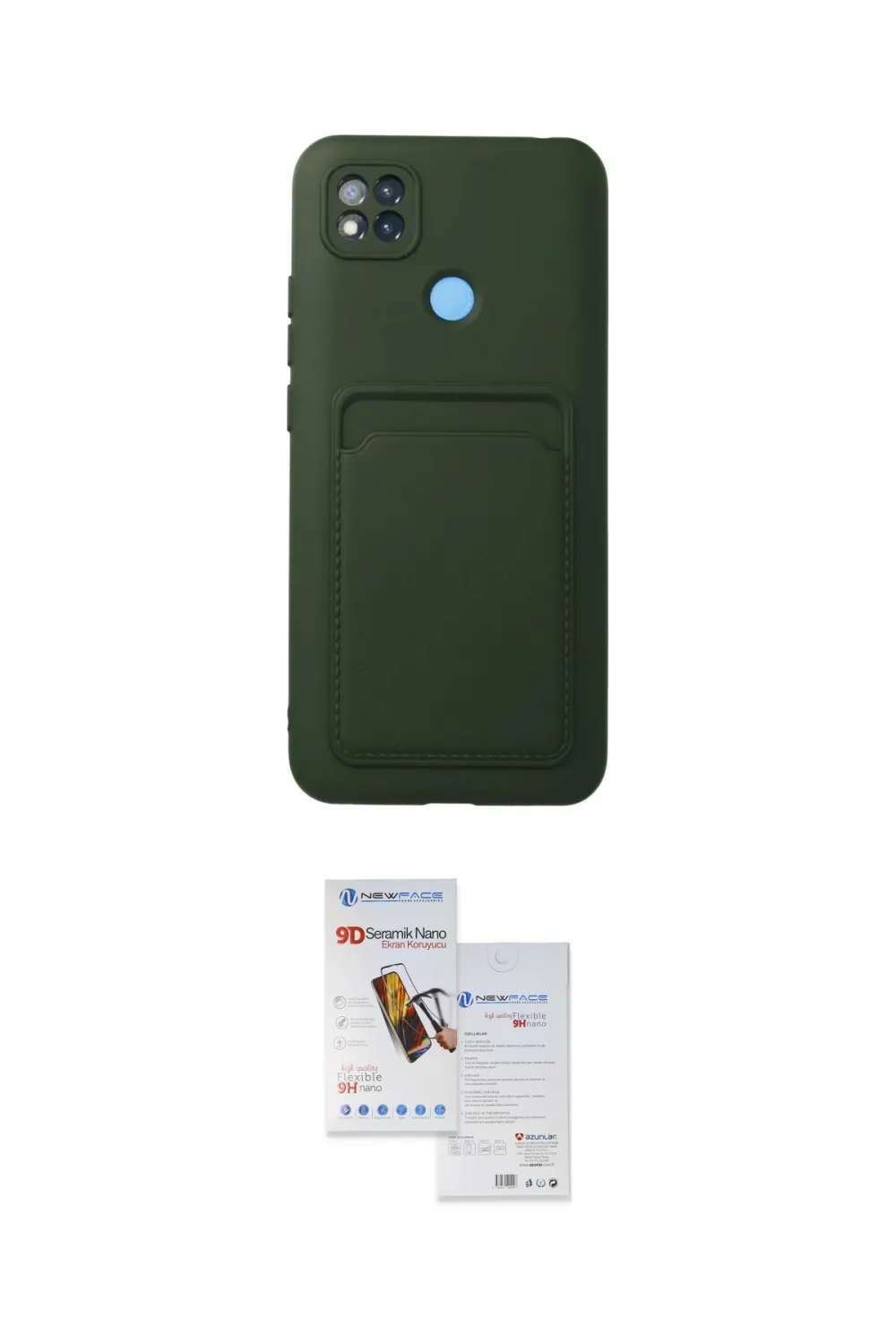 ieg™ Redmi 9C Kılıf Vadi Çizgi Prime - Siyah Seramik Nano Ekran Koruyucu