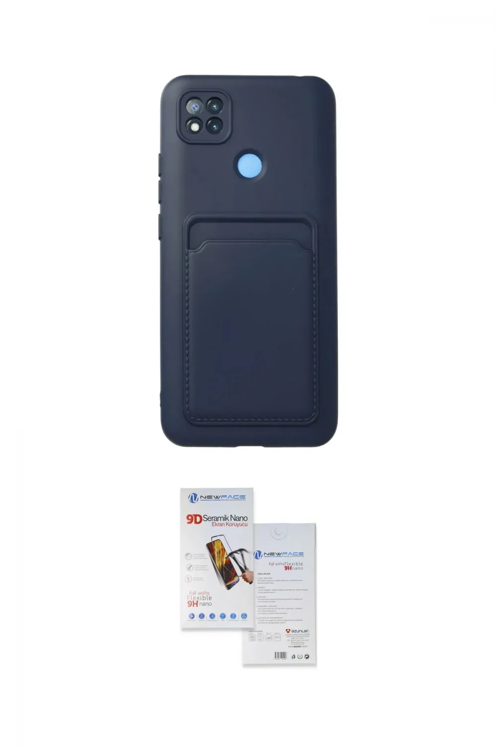 ieg™ Redmi 9C Kılıf Vadi Çizgi Prime - Siyah Seramik Nano Ekran Koruyucu