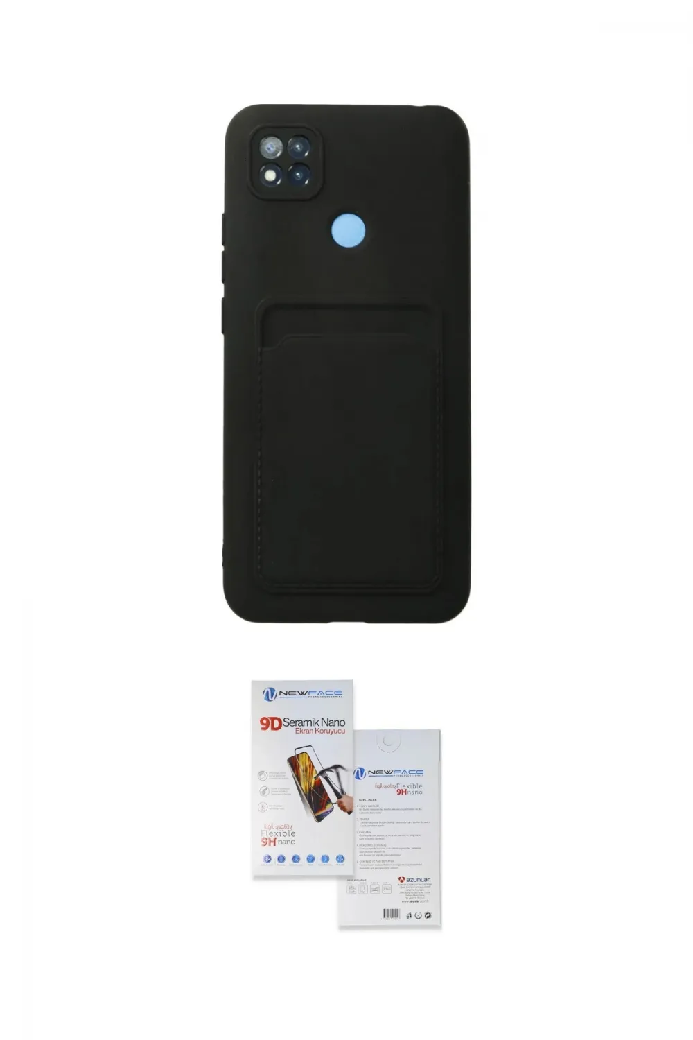 ieg™ Redmi 9C Kılıf Vadi Çizgi Prime - Siyah Seramik Nano Ekran Koruyucu