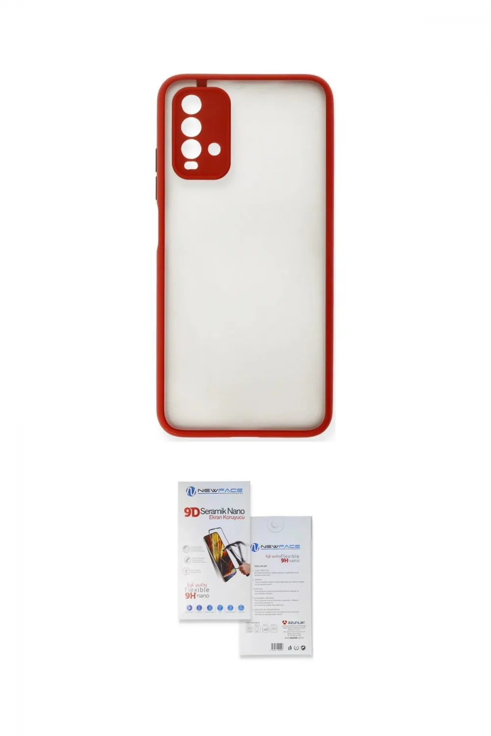 ieg™ Redmi 9T Kılıf Ahenk Çizgi Serisi - Siyah Seramik Nano Ekran Koruyucu