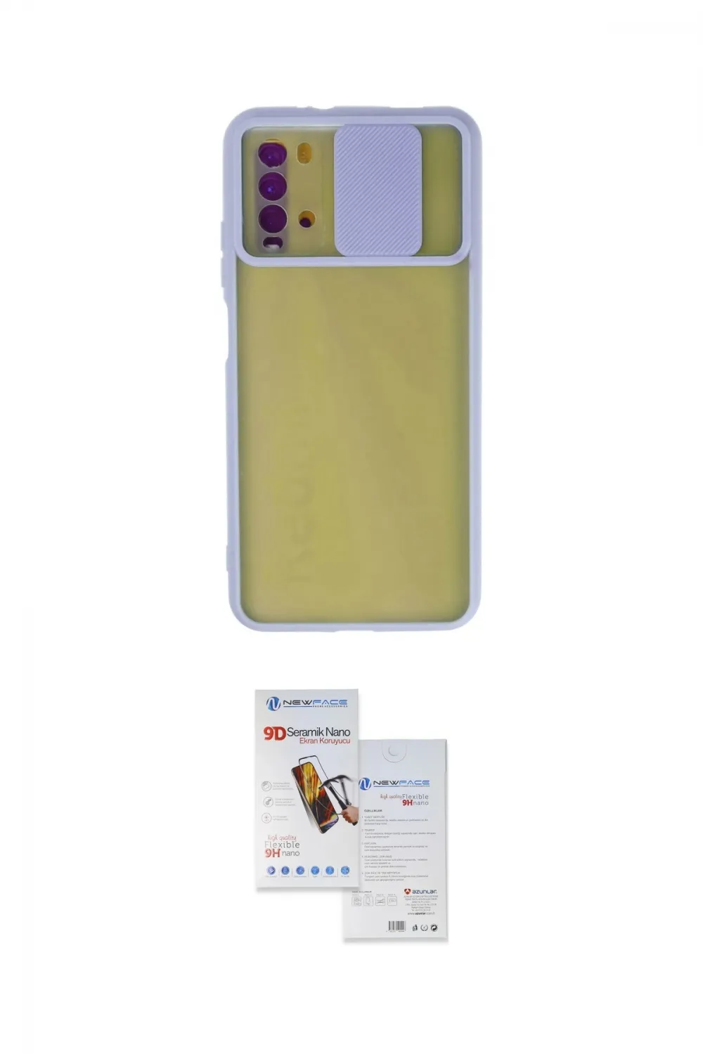 ieg™ Redmi 9T Kılıf Vadi Çizgi - Siyah Seramik Nano Ekran Koruyucu