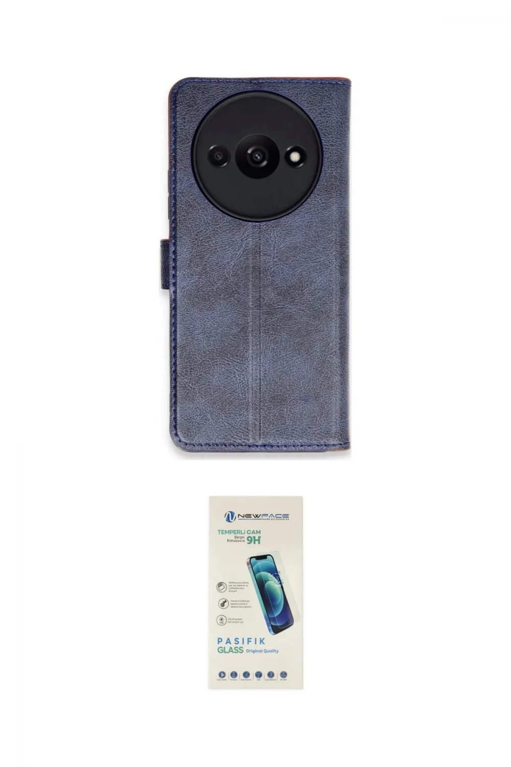 ieg™ Redmi A3 4G Kılıf Siluet Işık Serisi - Şeffaf Pasifik Cam Ekran Koruyucu