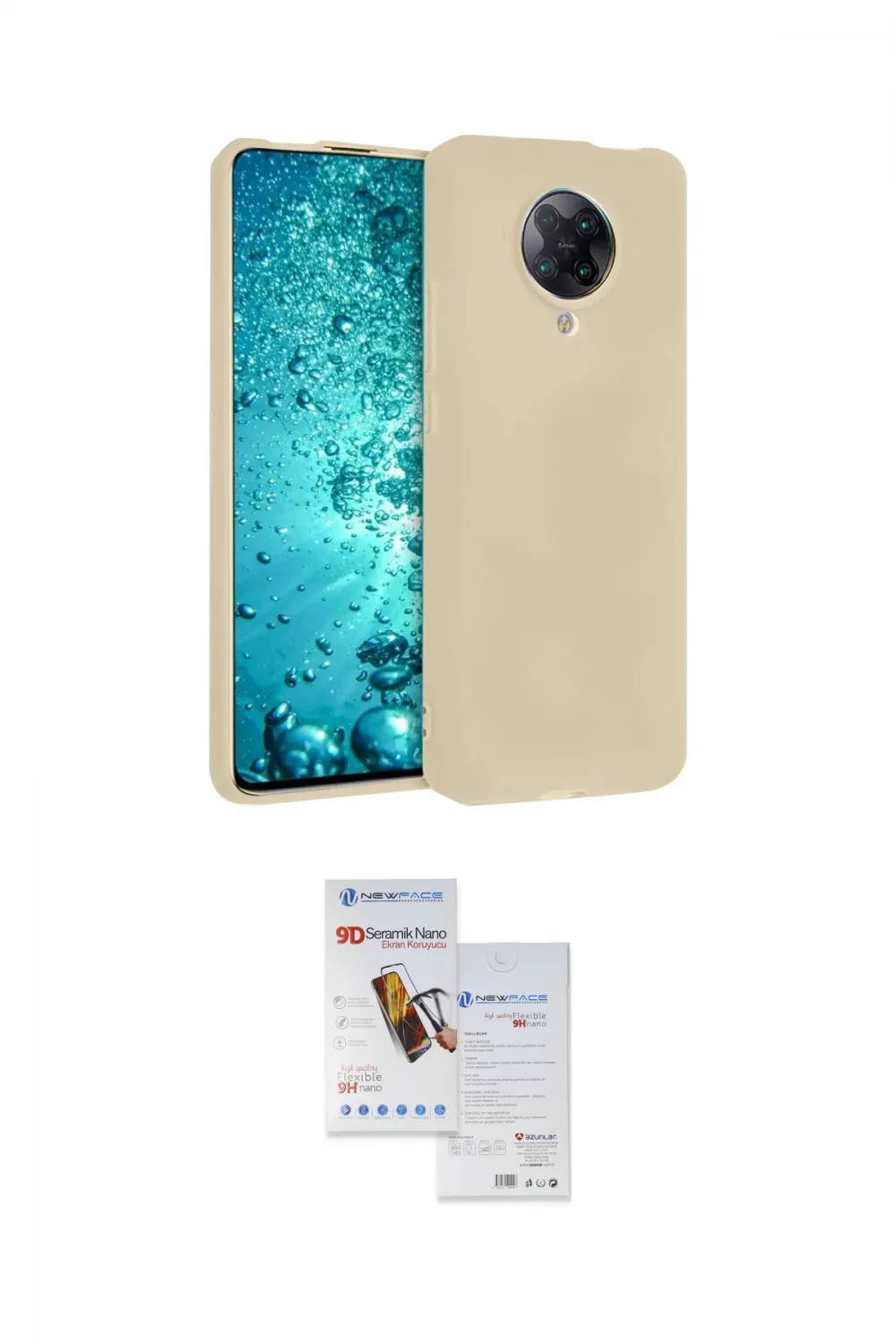ieg™ Redmi K30 Pro Kılıf Ahenk Serisi - Siyah Seramik Nano Ekran Koruyucu