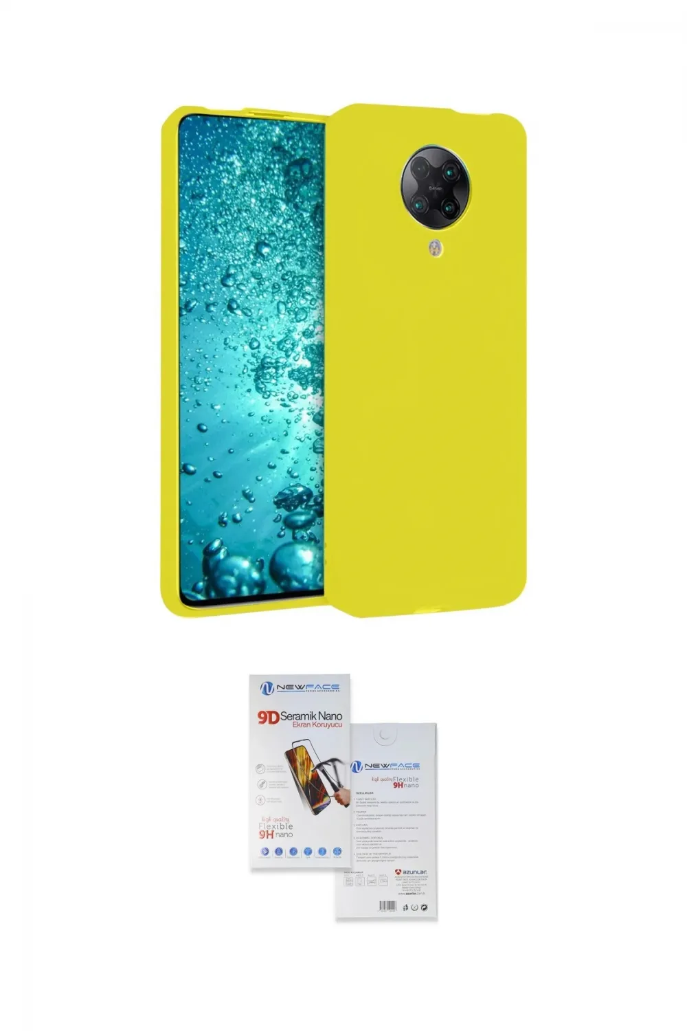 ieg™ Redmi K30 Pro Kılıf Ahenk Serisi - Siyah Seramik Nano Ekran Koruyucu
