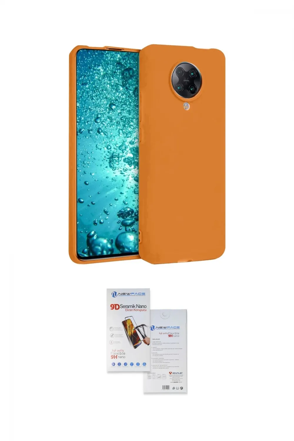 ieg™ Redmi K30 Pro Kılıf Ahenk Serisi - Siyah Seramik Nano Ekran Koruyucu